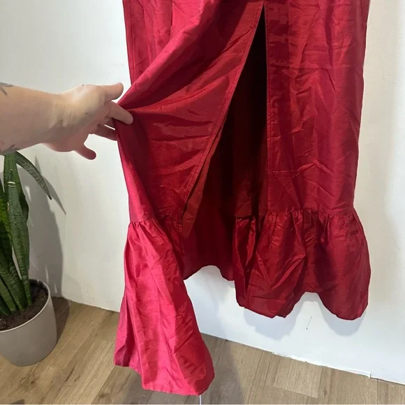 New Anthropologie Hutch Carmichael Maxi Dress Red - Picture 8 of 8